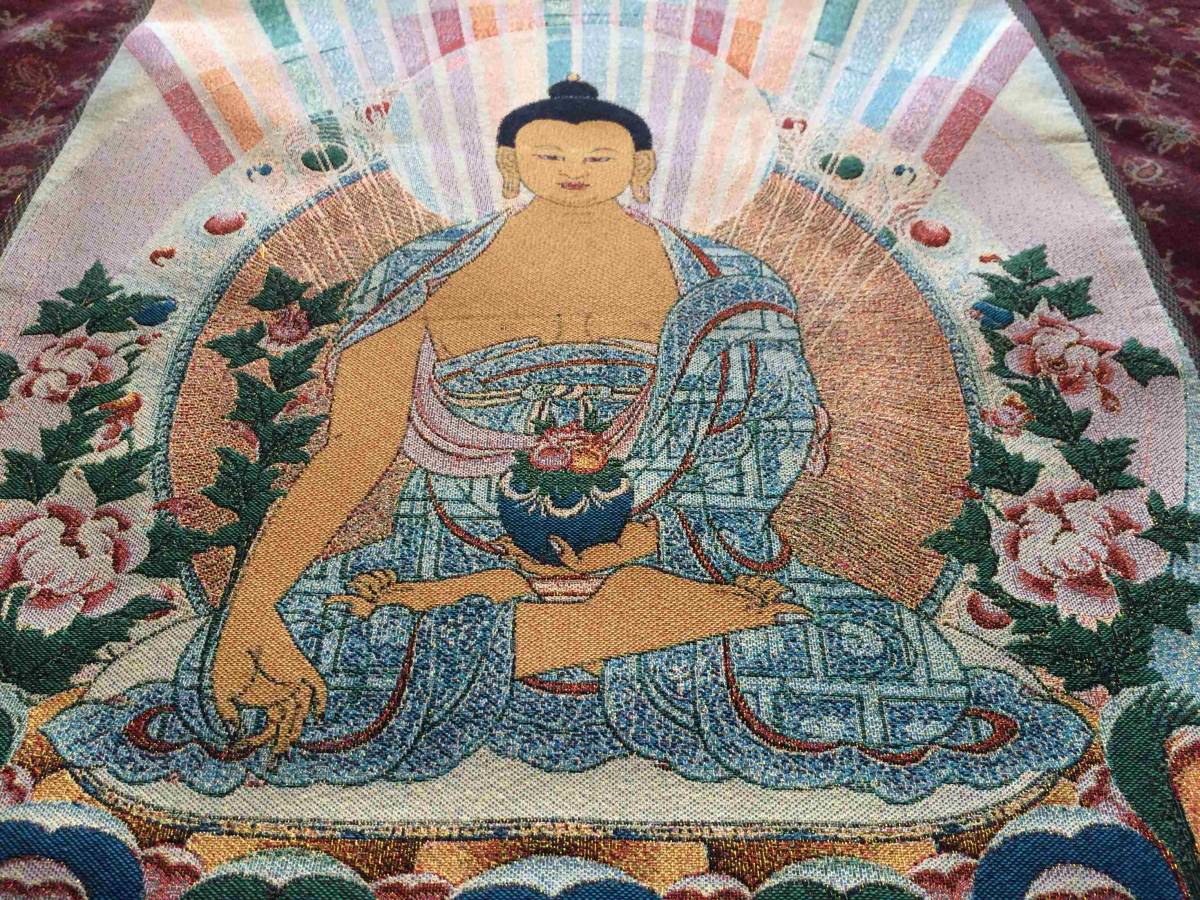 . Buddhism fine art [ medicine ... woven thing ] embroidery 60cm search ;..... sound bodhisattva Buddhist image ..3-2