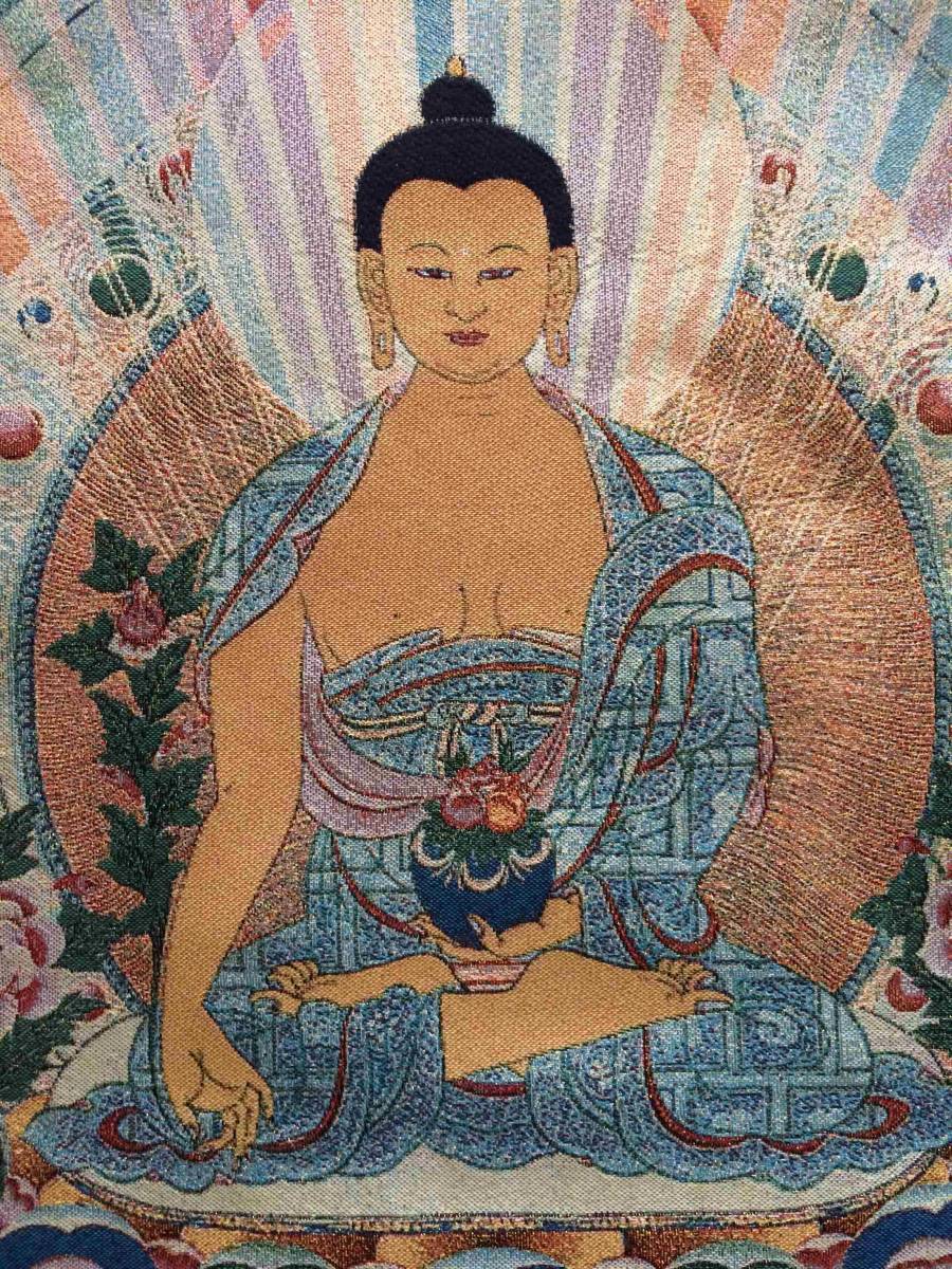 . Buddhism fine art [ medicine ... woven thing ] embroidery 60cm search ;..... sound bodhisattva Buddhist image ..3-2