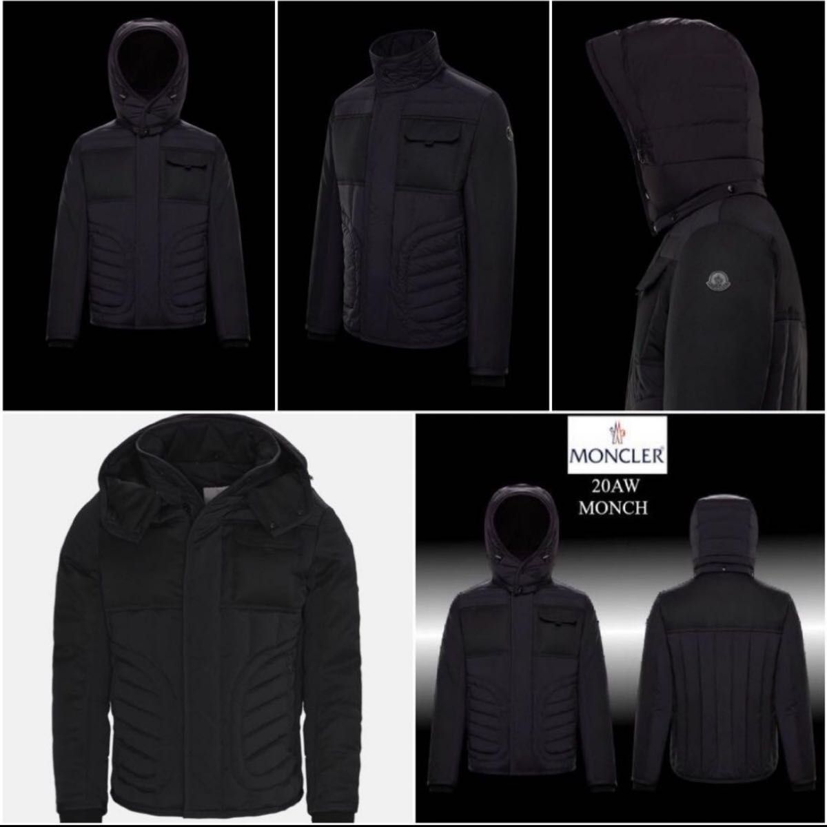 モンクレール MONCLER MONCH 黒 ライアン RYAN 後継 国内正規 モンクレール MONCLER MONCH 黒 ライアン RYAN 後継 国内正規