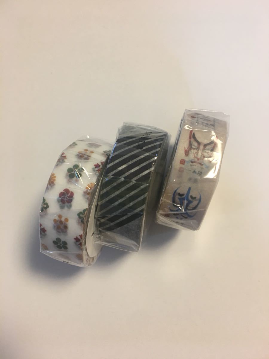 ヤフオク! - 【歌舞伎座木挽町広場限定 和紋・小花&歌舞伎ス (取扱店舗) 隈取りマスキングテープ テープ/マスキングテープ