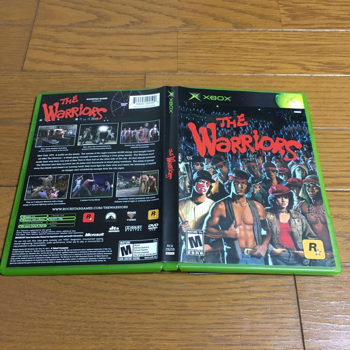 信頼も高い 動作確認済み】 XBOX THE WARRIORS 北米版 ザ ウォーリアーズ ソフトウェア