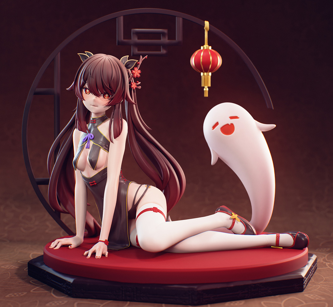 ガレージキット 原神 胡桃(フータオ) 1/7 / ガレキ フィギュア ガレージキット 原神 胡桃(フータオ) 1/7 / ガレキ フィギュア