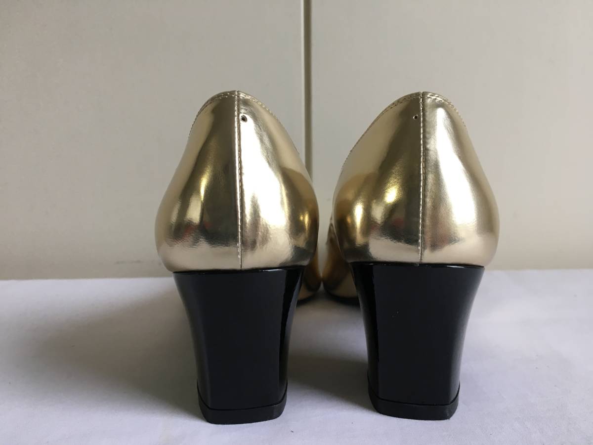  новый товар не использовался * сделано в Японии CARVENkaruven кожа туфли-лодочки Gold туфли-лодочки bai цвет 23*