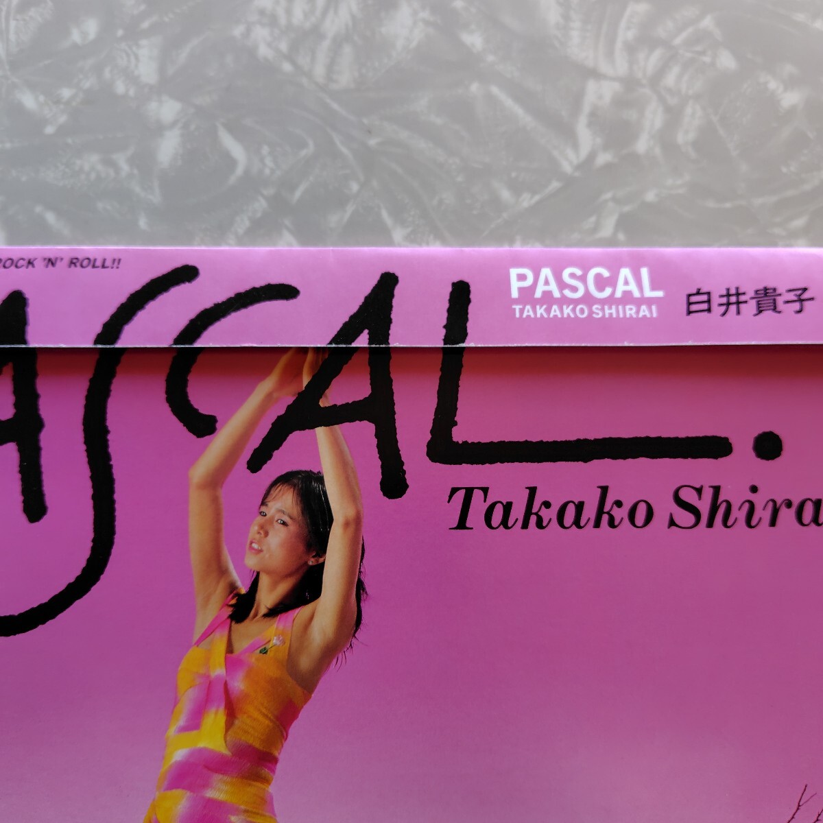 【掛帯付】白井貴子 PASCAL TAKOKO SHIRAI / LP レコード / 28AH1556 / 歌詞カード有 / 和モノ 昭和歌謡 /