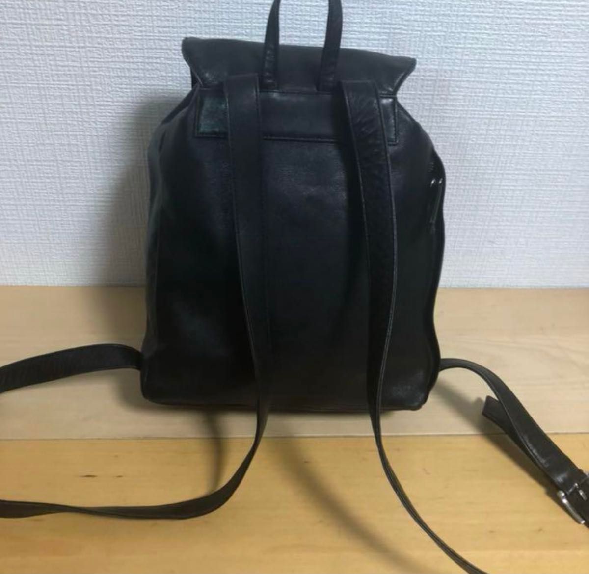 アニエスベー ボヤージュ本革製 オールレザーミニリュック黒 アニエスベー ボヤージュ本革製 オールレザーミニリュック黒