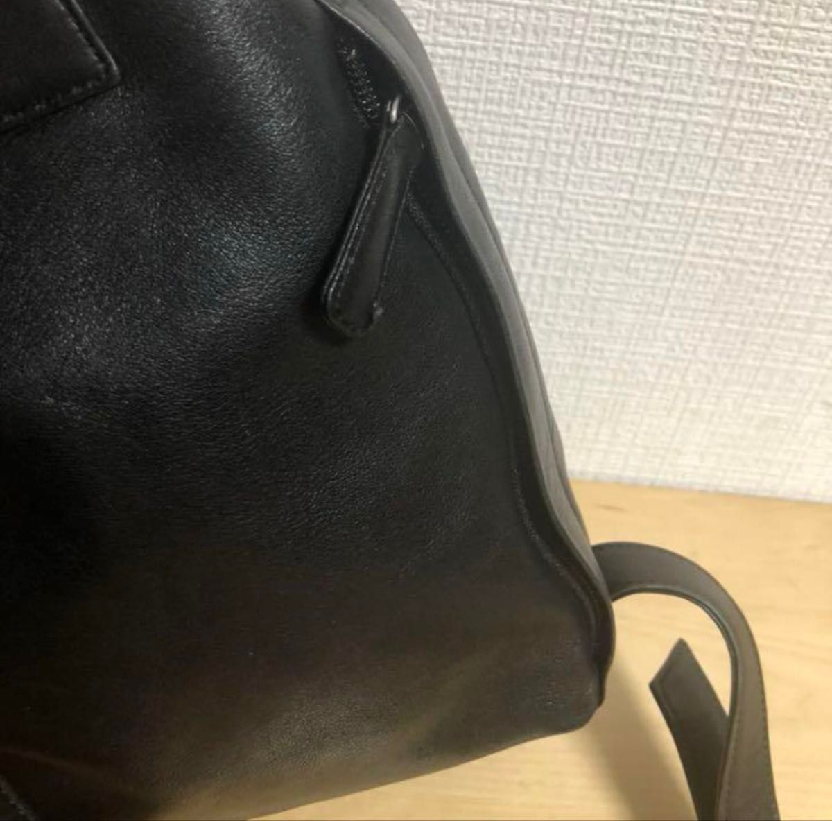 アニエスベー ボヤージュ本革製 オールレザーミニリュック黒 アニエスベー ボヤージュ本革製 オールレザーミニリュック黒