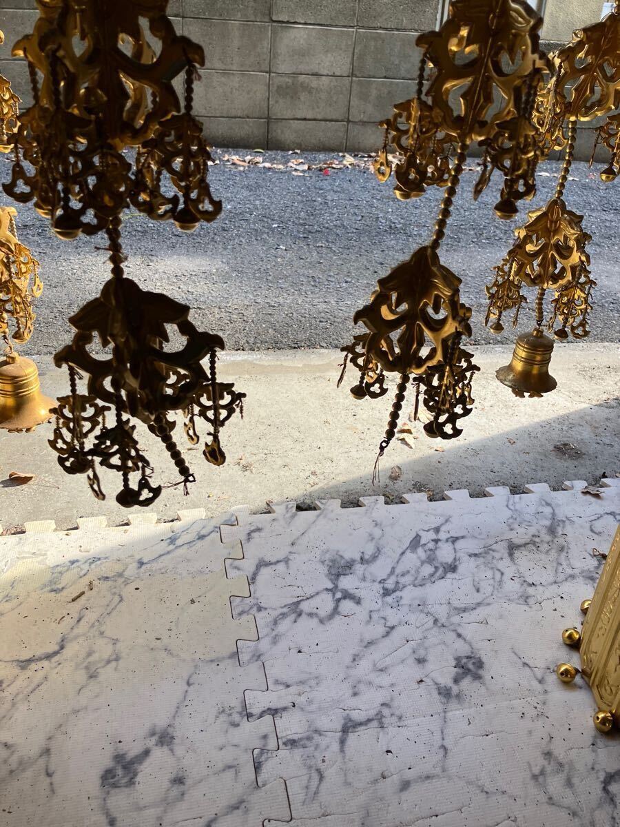 大型【幢幡 一対】寺院 寺 仏具 本堂 荘厳 瓔珞 天蓋 幡 竜頭 龍 大型【幢幡 一対】寺院 寺 仏具 本堂 荘厳 瓔珞 天蓋 幡 竜頭 龍
