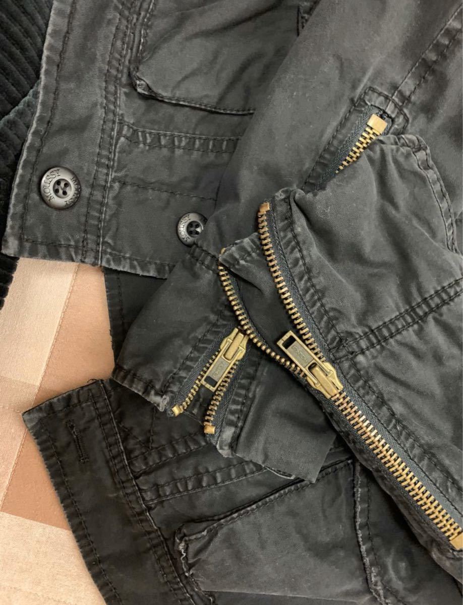 Paypayフリマ Moussy ジャケット 黒 ミリタリージャケット Paypayフリマ Moussy ジャケット 黒 ミリタリージャケット