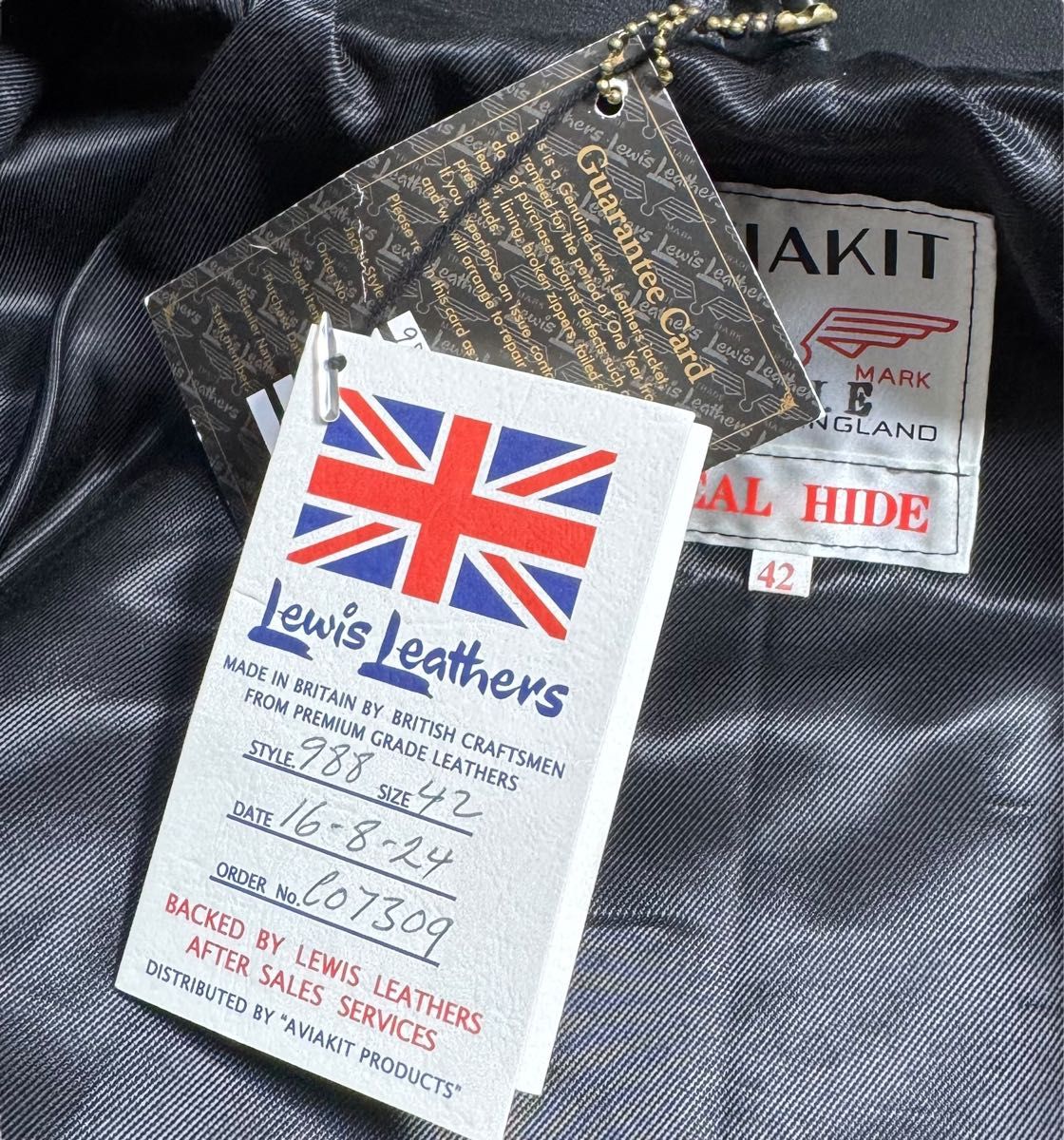 未使用品 サンプル品 Lewis Leathers 988 ルイスレザー 未使用品 サンプル品 Lewis Leathers 988 ルイスレザー