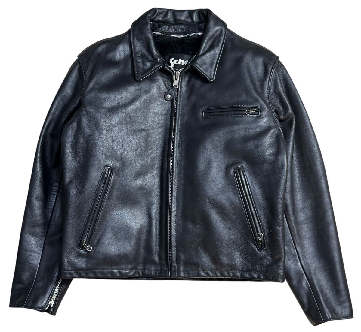 近年モデル 希少サイズ 44 USA製 Schott 642 ショット シングル 近年モデル 希少サイズ 44 USA製 Schott 642 ショット シングル