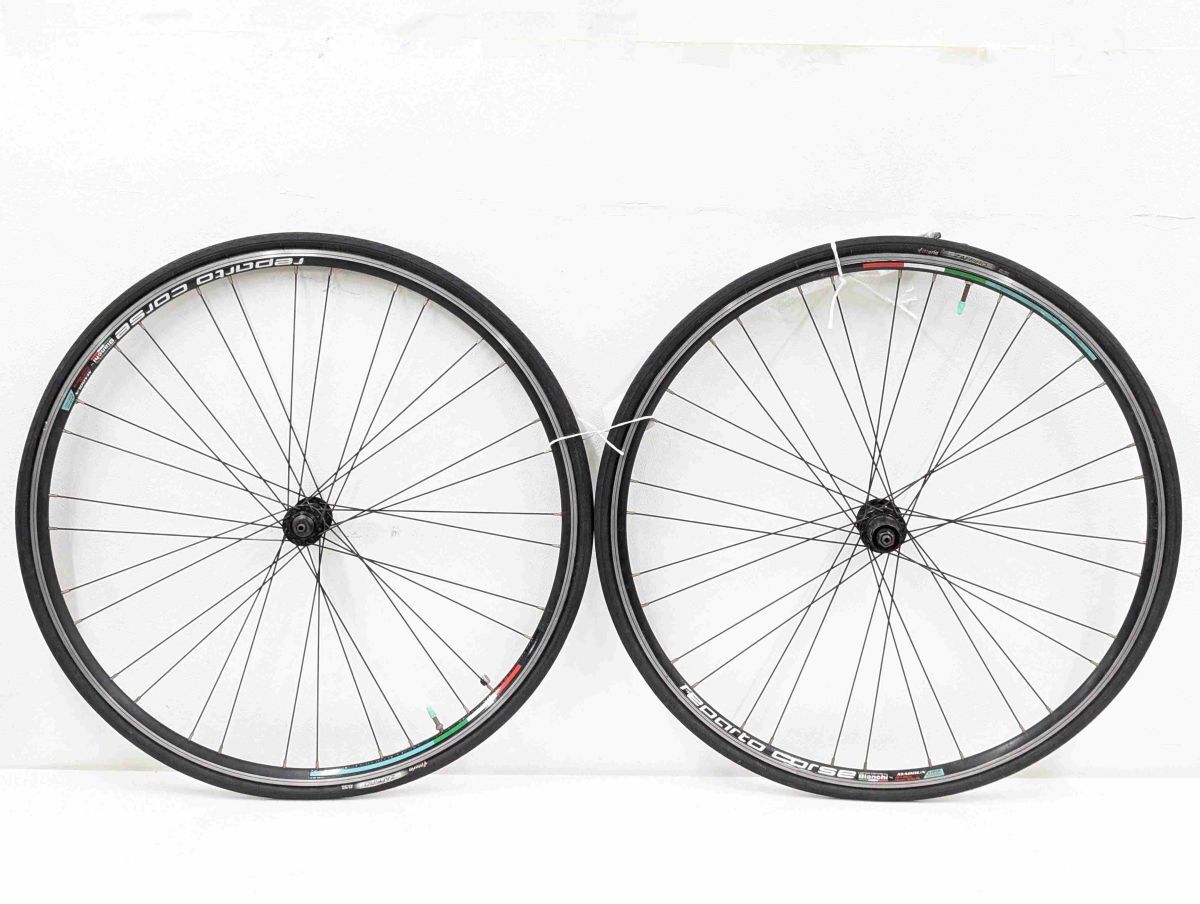 Bianchi Reparto Corsa シマノ10sフリー クリンチャー 700c ホイール HO250127J