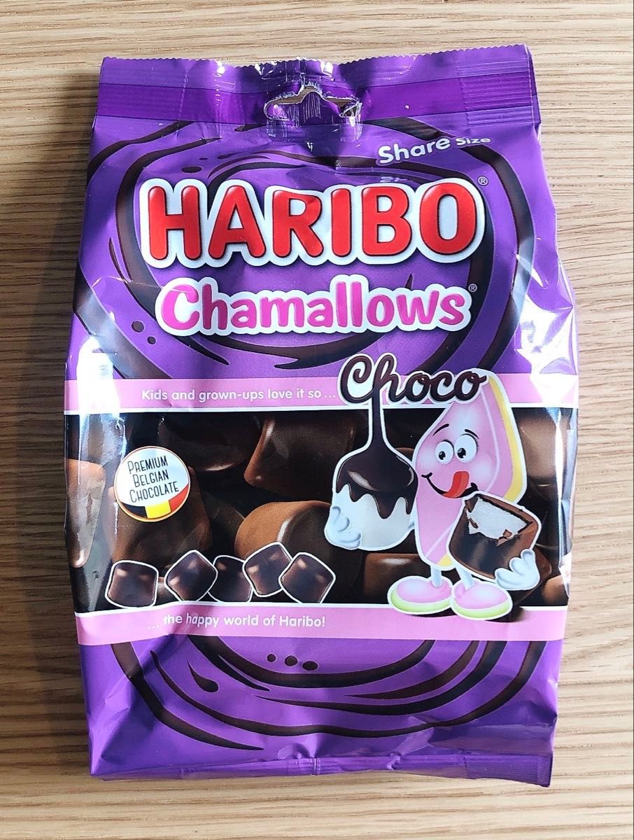 日本未発売】ハリボー HARIBO チョコマシュマロ 白 紫 食べ比べ 日本未発売】ハリボー HARIBO チョコマシュマロ 白 紫 食べ比べ