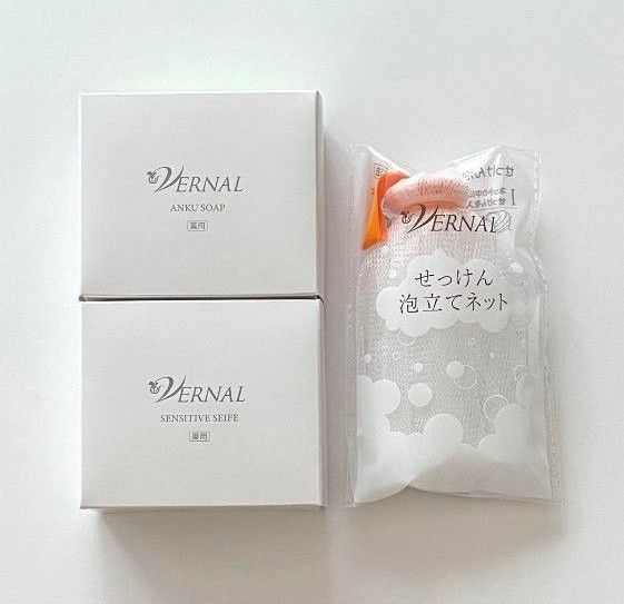 【新品】アンクソープ:90gセンシティブザイフ:90g泡立てネット