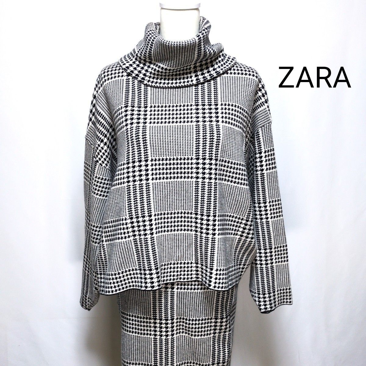 ZARA Oversize sweater Knit pencil skirt セットアップ ニット ZARA Oversize sweater Knit pencil skirt セットアップ ニット