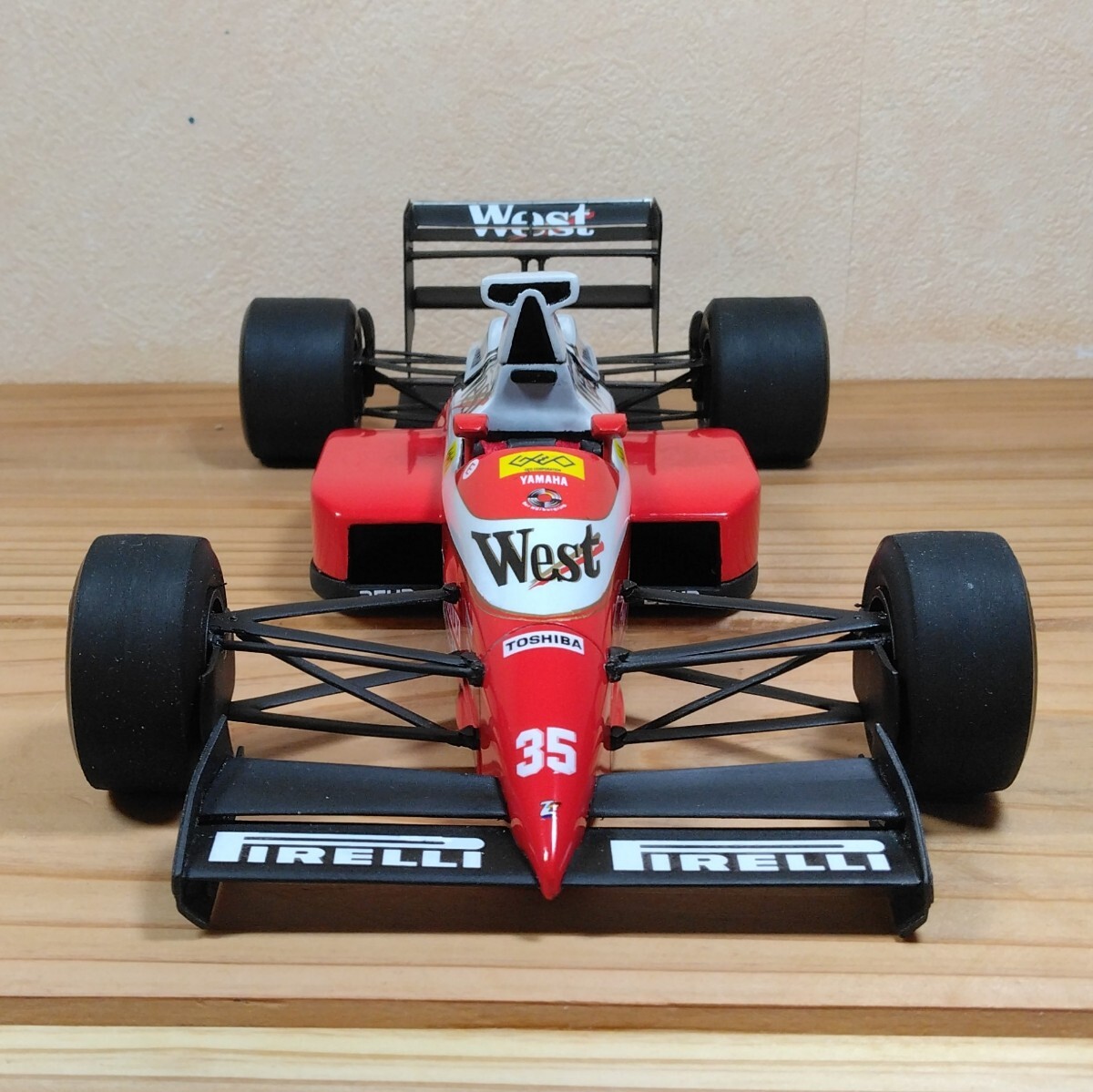 1/20 スタジオ27製 ザクスピード ヤマハ zk891 の完成品 1989年 1/20 スタジオ27製 ザクスピード ヤマハ zk891 の完成品 1989年