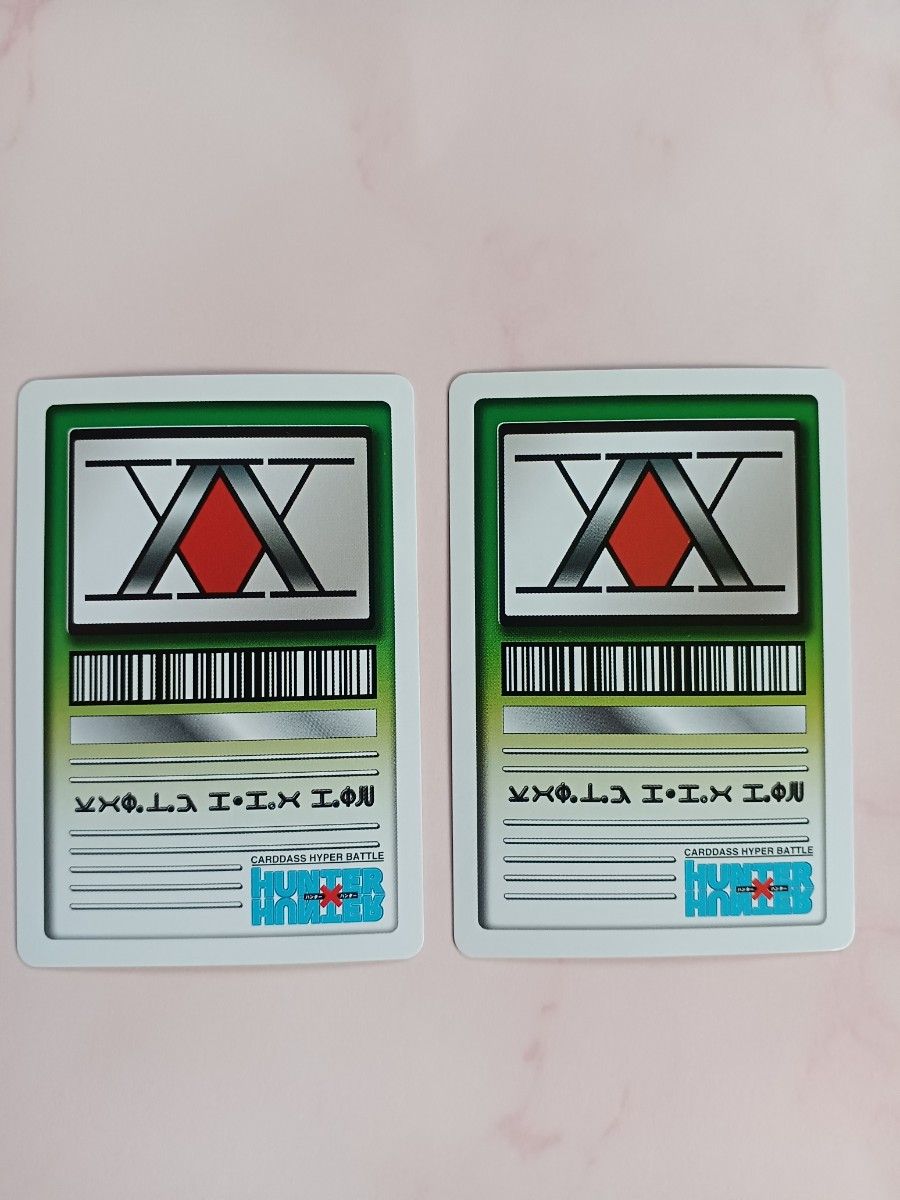 初期HUNTER×HUNTERカードダス【ゴン】【キルア】2枚旧アニメ 初期HUNTER×HUNTERカードダス【ゴン】【キルア】2枚旧アニメ