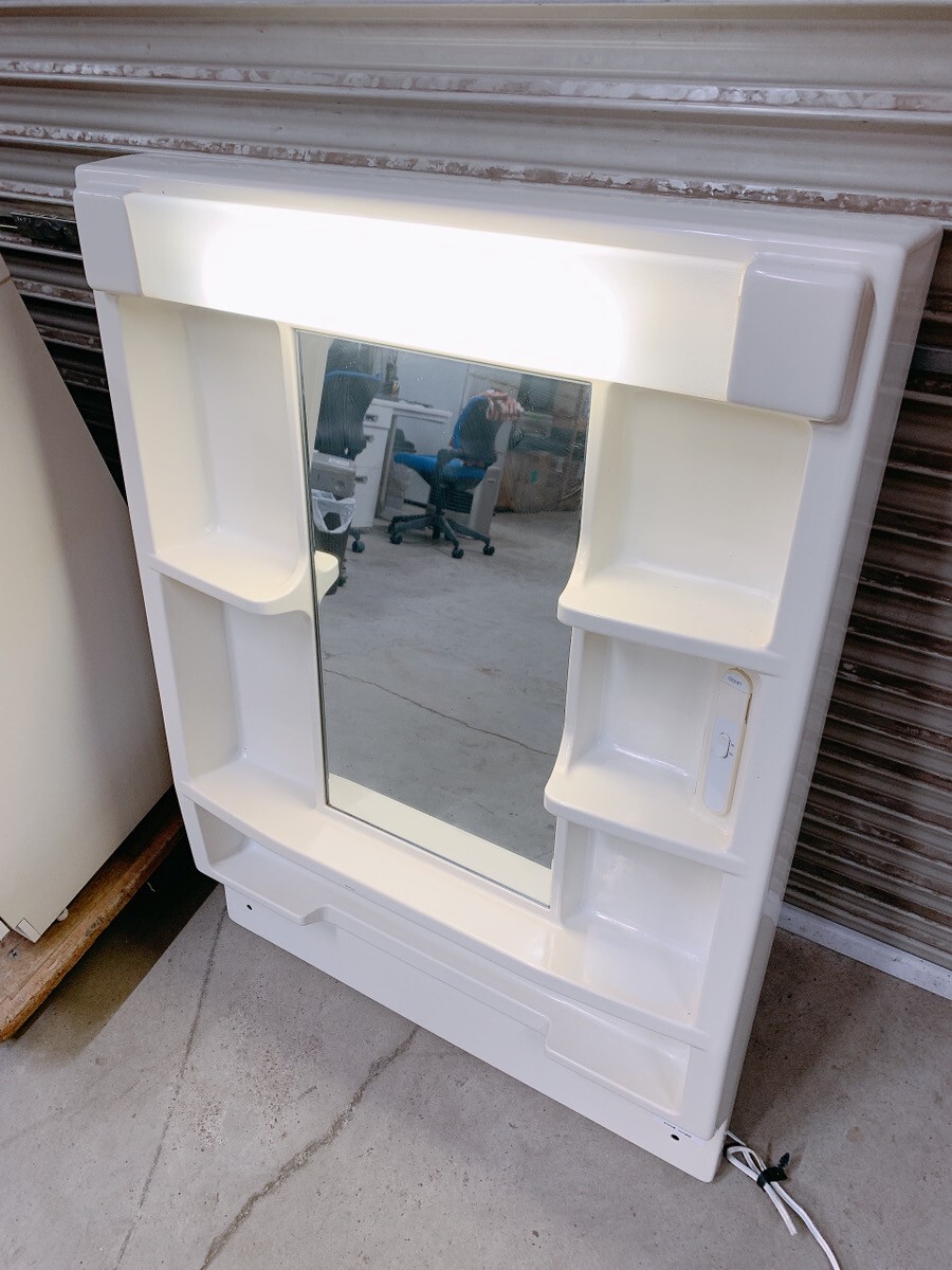 中古 TOTO 鏡付き 洗面化粧台 LDP755CN 洗面台 手洗い 流し 化粧 中古 TOTO 鏡付き 洗面化粧台 LDP755CN 洗面台 手洗い 流し 化粧