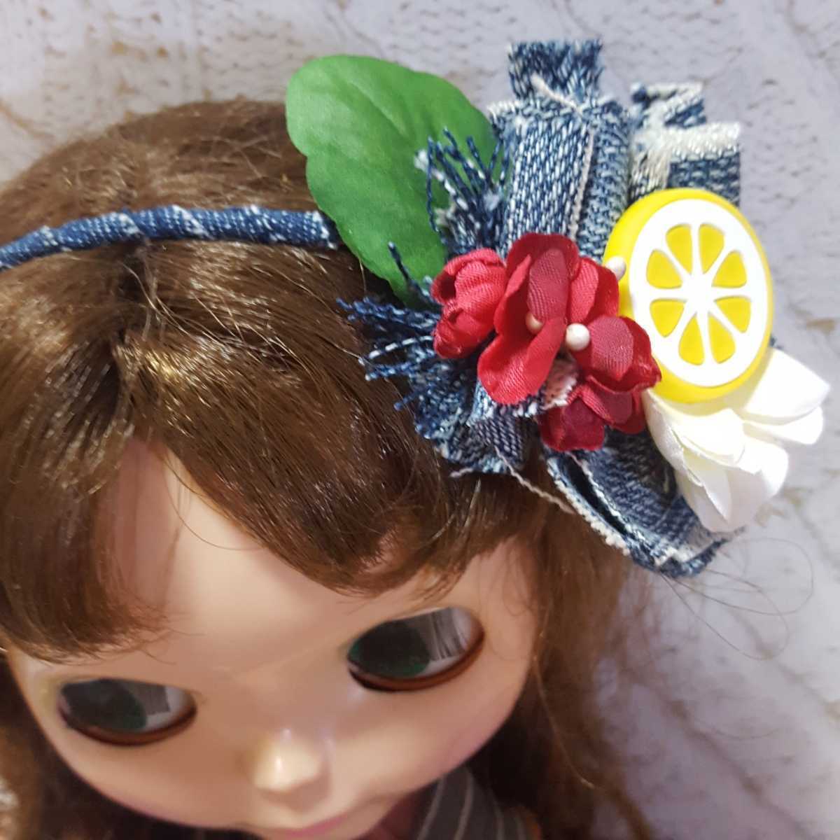 カチューシャ ブライス Sd 手作り カスタム 冠 デニム レモン ヘア飾り 髪飾り ナチュラル 染め花 かすみそう レトロ Buyee Buyee Jasa Perwakilan Pembelian Barang Online Di Jepang