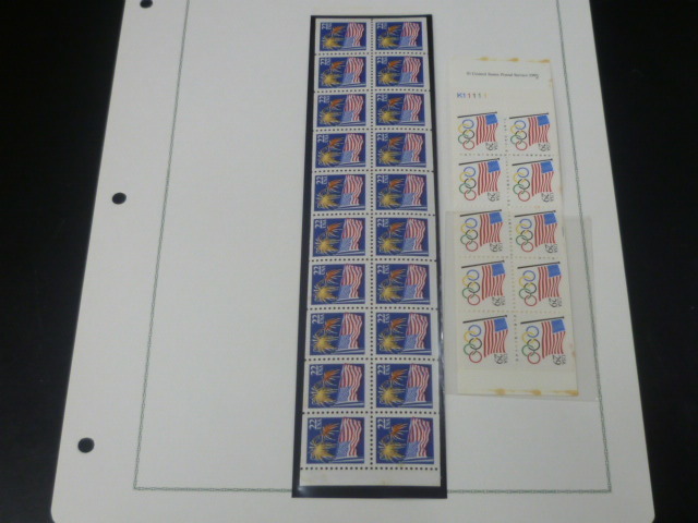 20　S　アメリカ切手　帳321　1980年　GRアメリカン IV　大型高額　SC#1819a　計13点　7リーフ　未使用NH_画像3