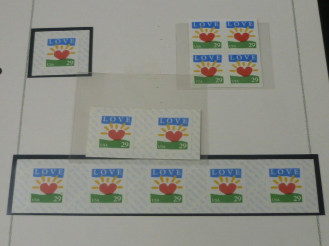 20　S　アメリカ切手　№221　1994年　記念 切手帳・ペーン　ラブ・クリスマス　シール式・他　計10点　3リーフ　未使用NH_画像3