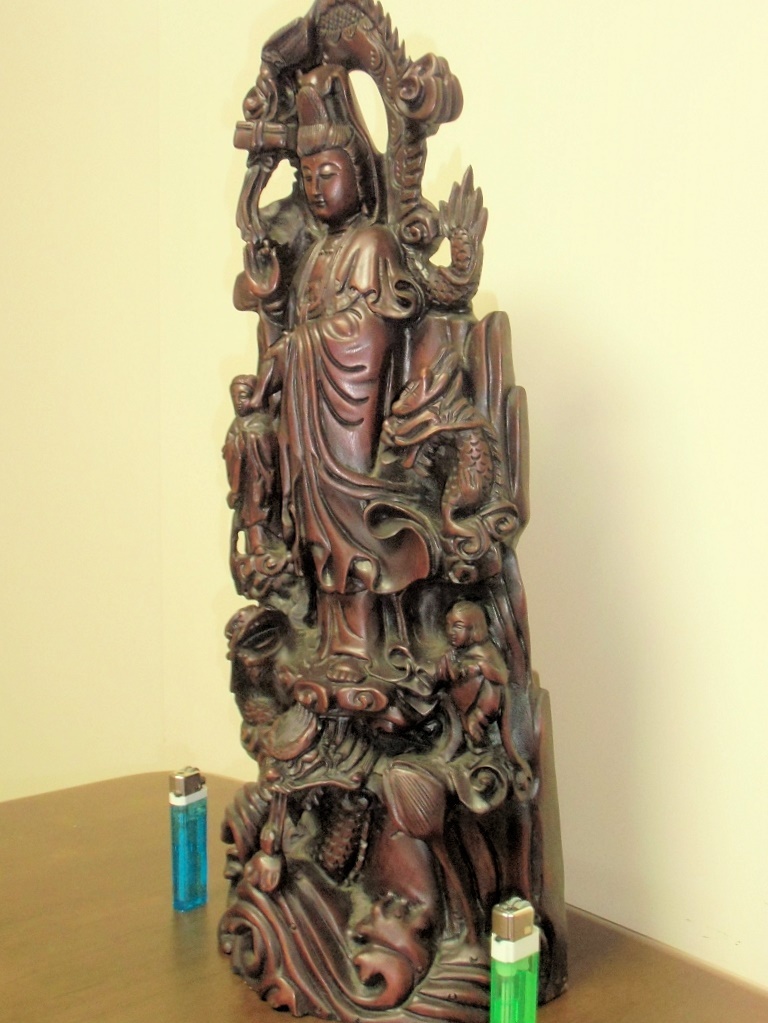 ヤフオク 木造仏像彫刻 山形 二十一年 文吉作 ヤフオク 木造仏像彫刻 山形 二十一年 文吉作