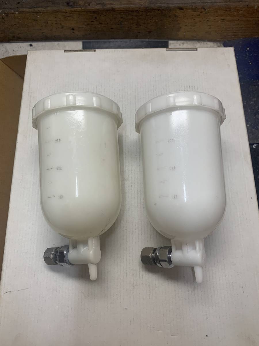2個セット スプレーガン 塗料カップ 明治や岩田やデビルビス など