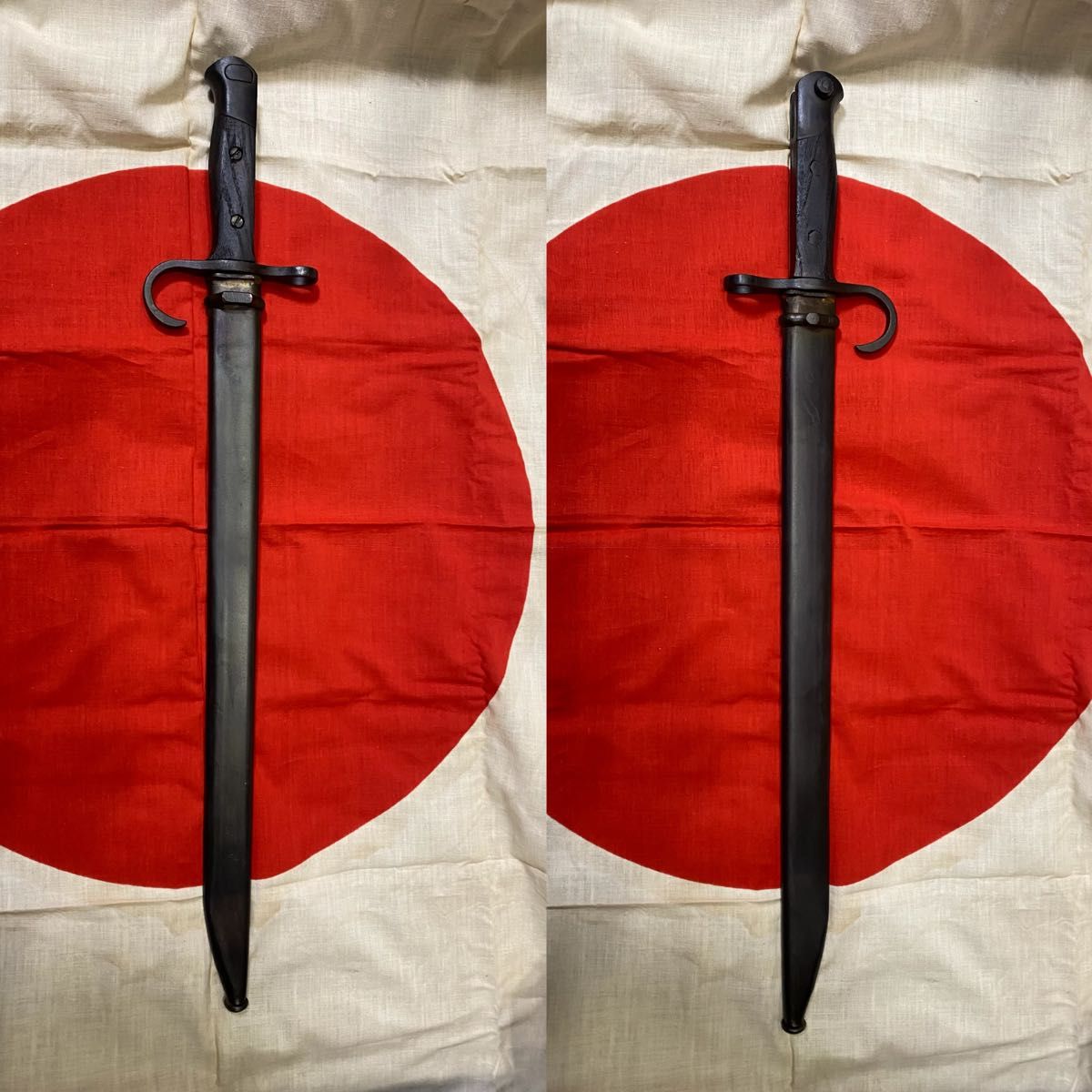 実物当時物 詳細不明 旧日本陸軍 三十年式銃剣と鞘 鉄製 訓練用 実物当時物 詳細不明 旧日本陸軍 三十年式銃剣と鞘 鉄製 訓練用