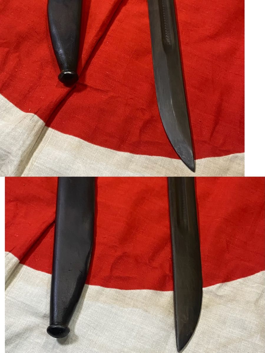 実物当時物 詳細不明 旧日本陸軍 三十年式銃剣と鞘 鉄製 訓練用 実物当時物 詳細不明 旧日本陸軍 三十年式銃剣と鞘 鉄製 訓練用