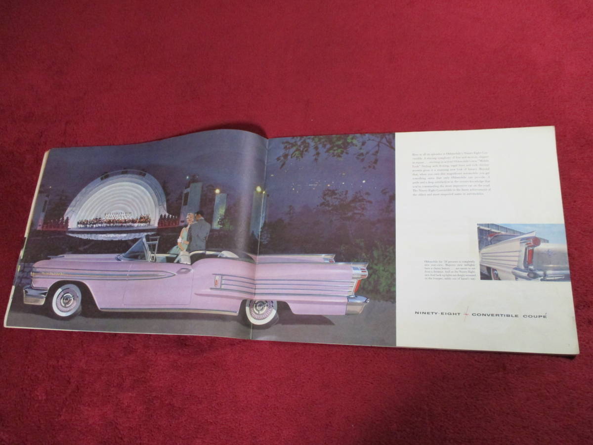 # GM OLDSMOBILE 1958 Showa era 33 large size catalog #