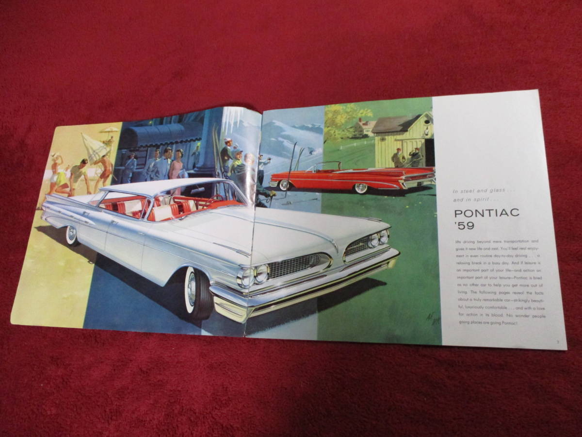 ! GM PONTIAC 1959 Showa era 34 catalog!