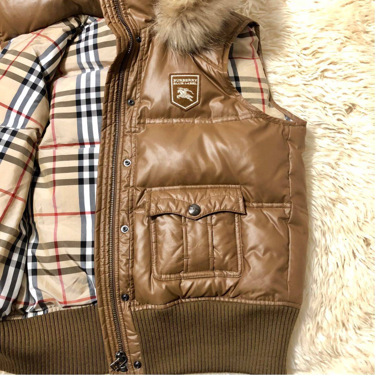 BURBERRY BLUE LABEL ダウンベスト バーバリーブルーレーベル BURBERRY BLUE LABEL ダウンベスト バーバリーブルーレーベル