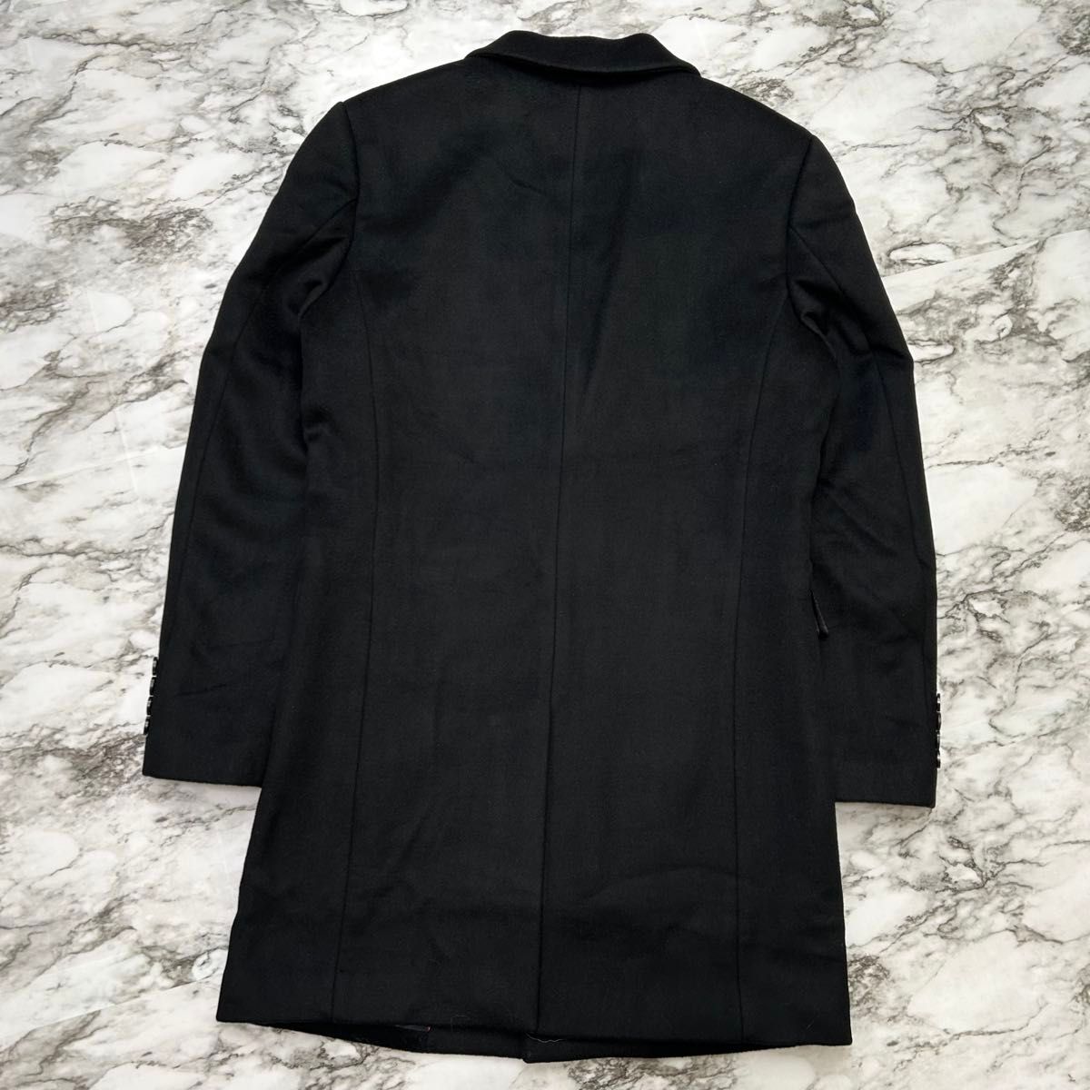 未使用品】ロベルトカバーニ チェスターコート カシミヤ100 未使用品】ロベルトカバーニ チェスターコート カシミヤ100