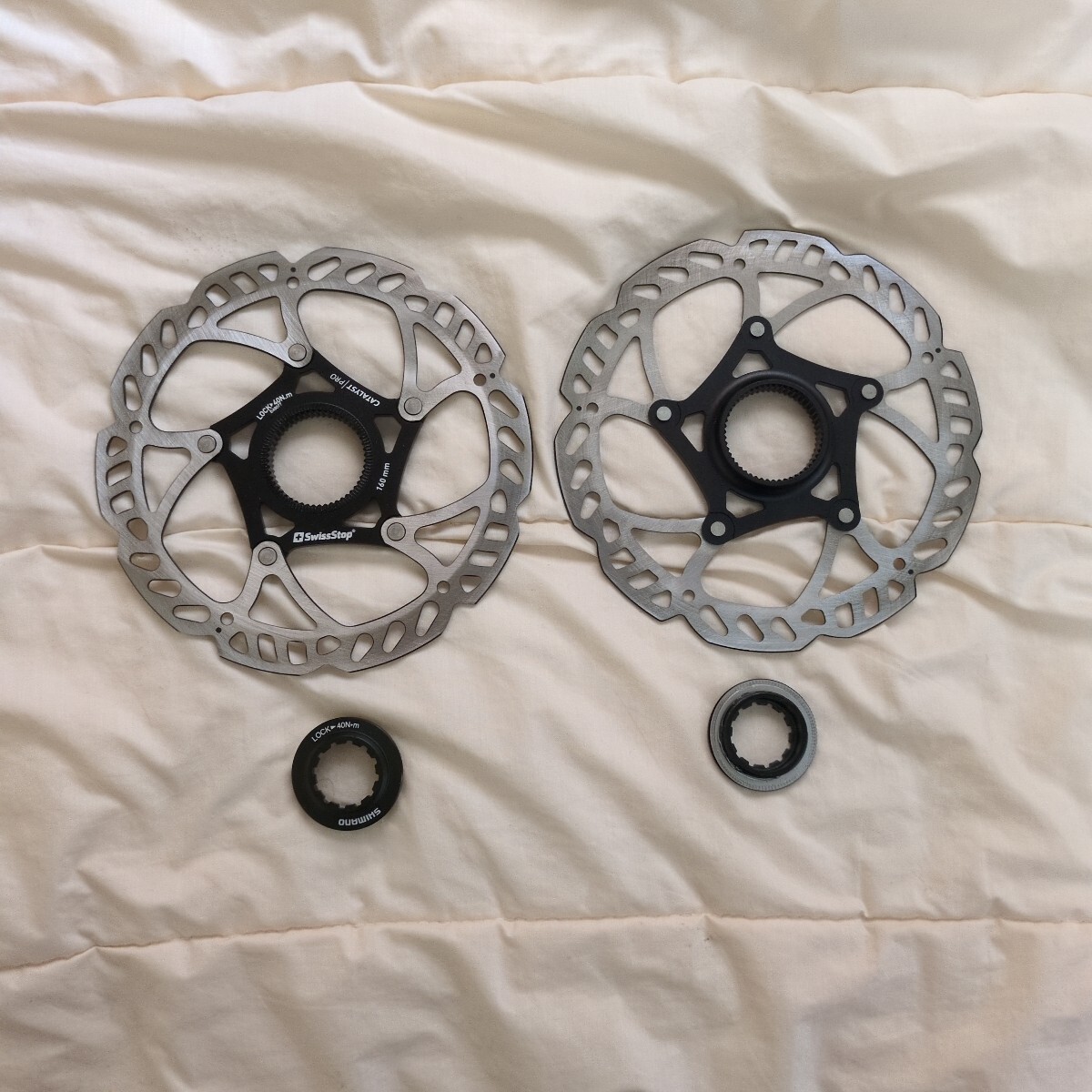 SwissStop ディスクローター 160mm Catalyst Pro Rotor Center Lock 前後2個セット