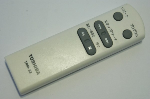 << free shipping >> TOSHIBA* Toshiba *CD radio-cassette TY-CDS3 for * remote control *TRM-S3 operation OK