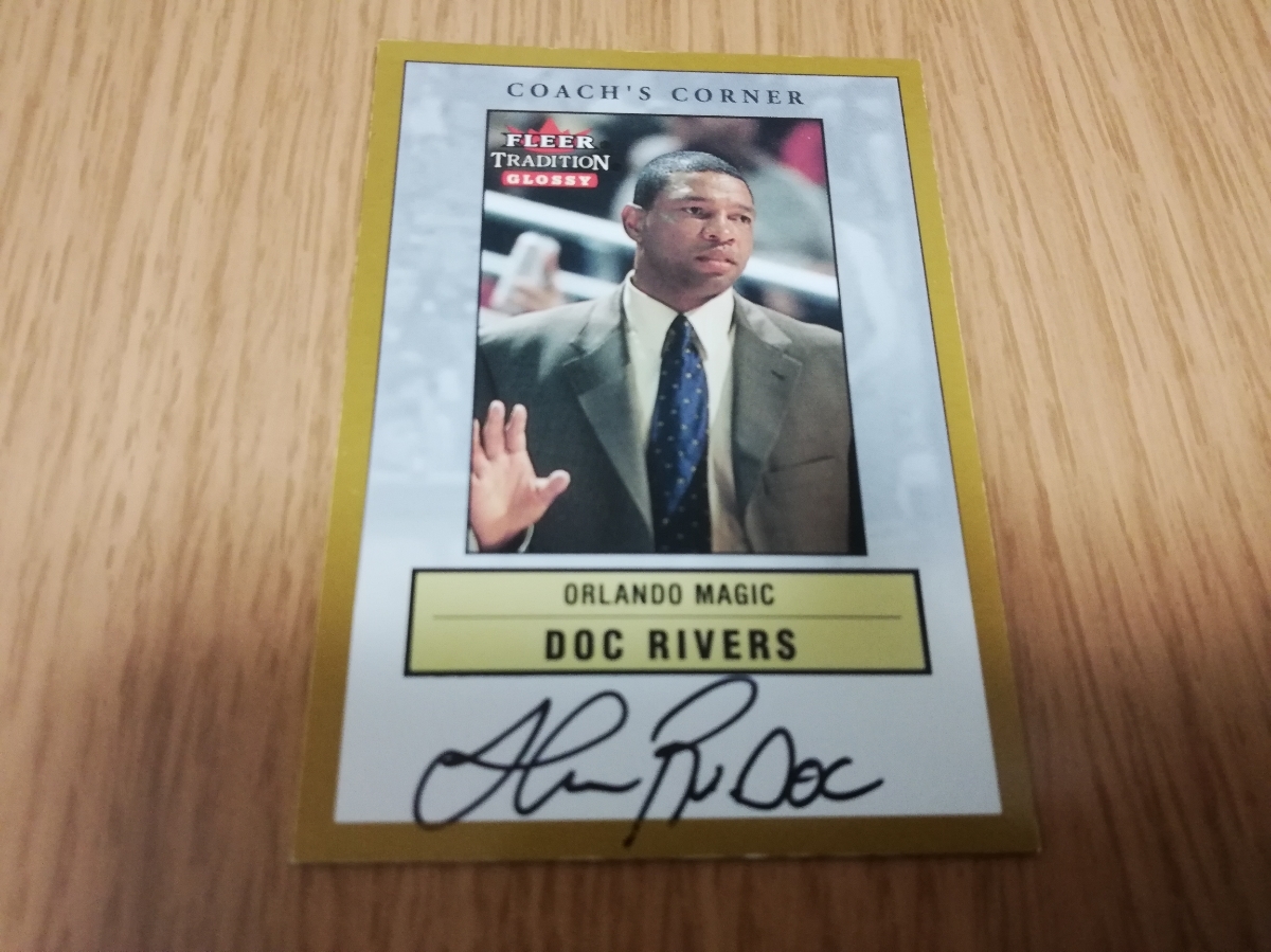 【人気急上昇】 ドク・リバース 前クリッパーズ・ヘッドコーチ直筆サインカード Fleer、Sky Box 【人気急上昇】 ドク・リバース 前クリッパーズ・ヘッドコーチ直筆サインカード Fleer、Sky Box