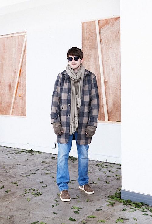 nonnative COAT MELTONBUFFALOCHECK-