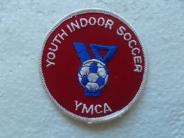 YOUTH INDOOR SOCCER ユース インドア サッカー YMCA ロゴ ワッペン/パッチ 刺繍 スポーツ 海外 おしゃれ 295の画像1