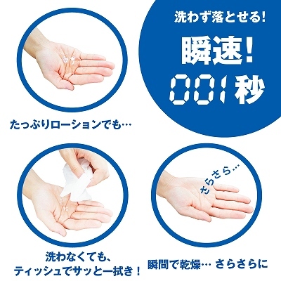 洗い不要ローション 溫感！001秒 ホットタイプ 180ml　/