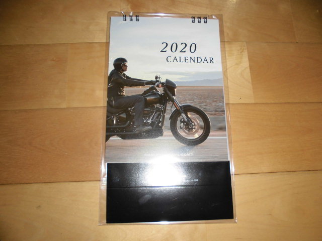 非売品！未使用！ハーレーダビッドソン 2020卓上カレンダー//HARLEY-DAVIDSON_画像1