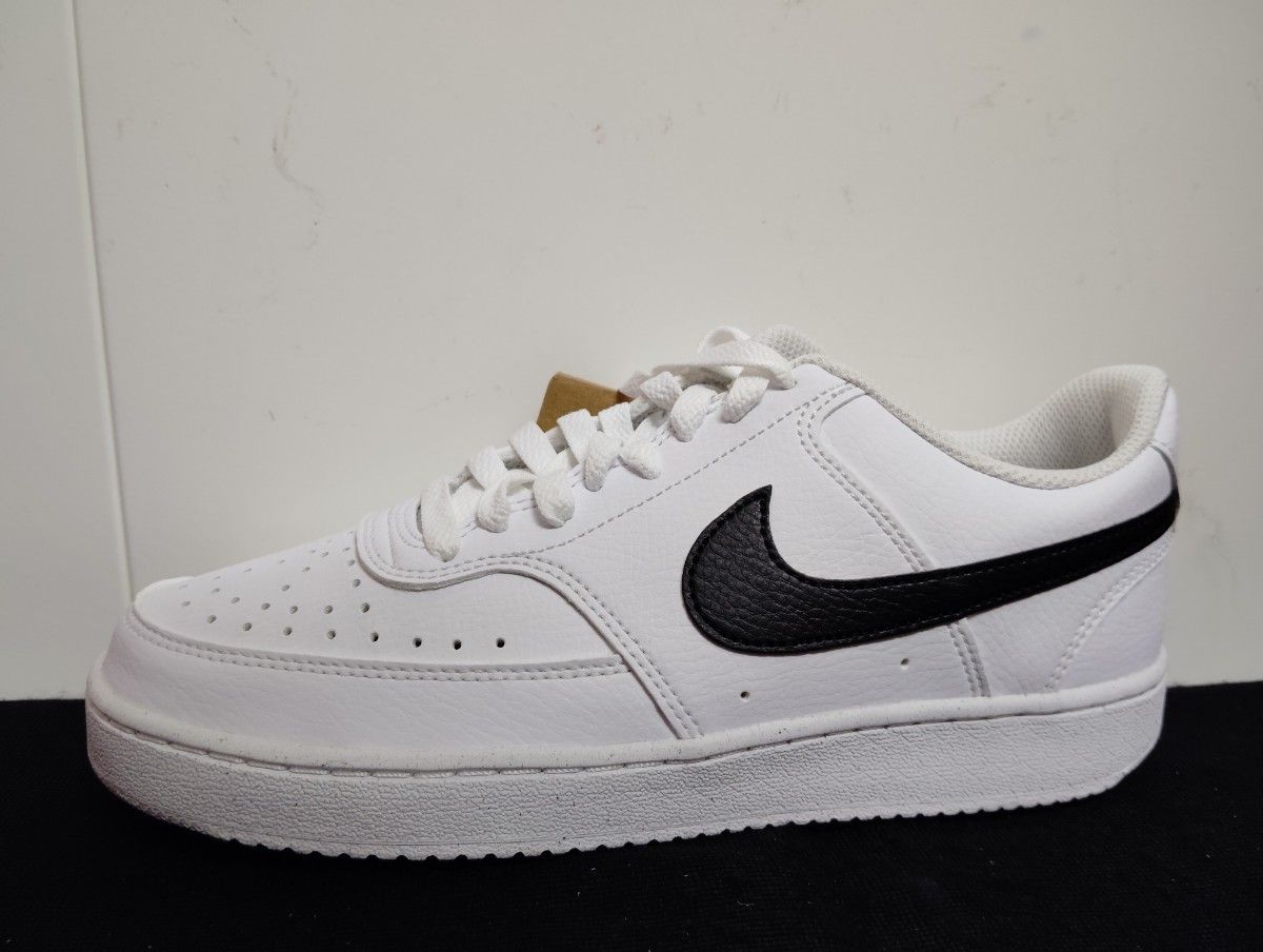 箱無し新品24cmNIKEナイキ コートビジョンLOホワイト白黒AF1エア 箱無し新品24cmNIKEナイキ コートビジョンLOホワイト白黒AF1エア