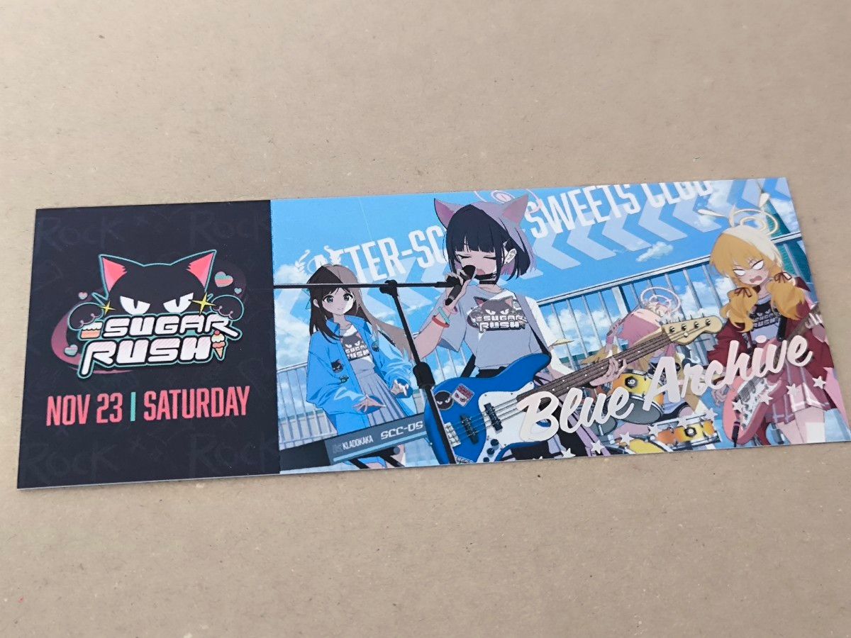 韓国版ブルーアーカイブ SUGAR RUSH リストバンドセット 韓国版ブルーアーカイブ SUGAR RUSH リストバンドセット