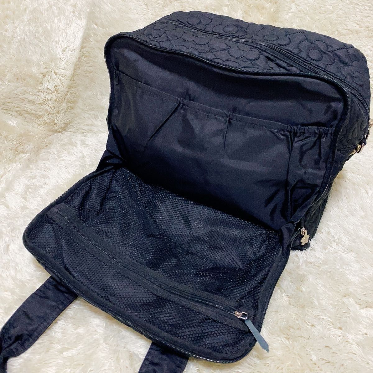 MARY QUANT マリークワント デイジーキルティングボストンバッグ MARY QUANT マリークワント デイジーキルティングボストンバッグ