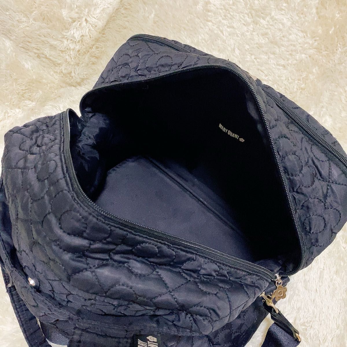 MARY QUANT マリークワント デイジーキルティングボストンバッグ MARY QUANT マリークワント デイジーキルティングボストンバッグ