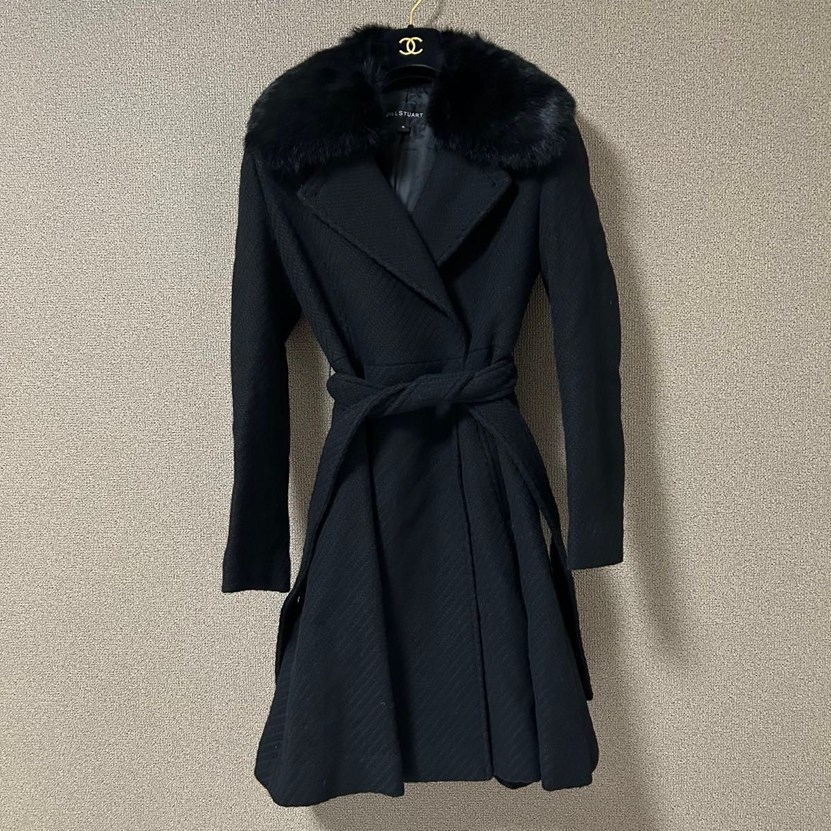 極美品【JILLSTUART】ロングコート ウール S アンゴラ ラビット 極美品【JILLSTUART】ロングコート ウール S アンゴラ ラビット