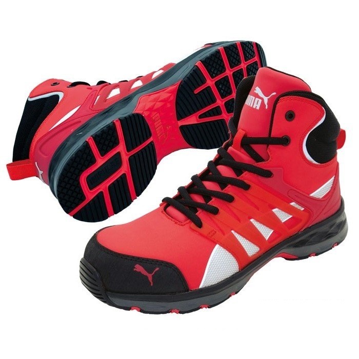新品 PUMA プーマ 安全靴 VELOCITY 2.0 ヴェロシティ レッド ミッド ...