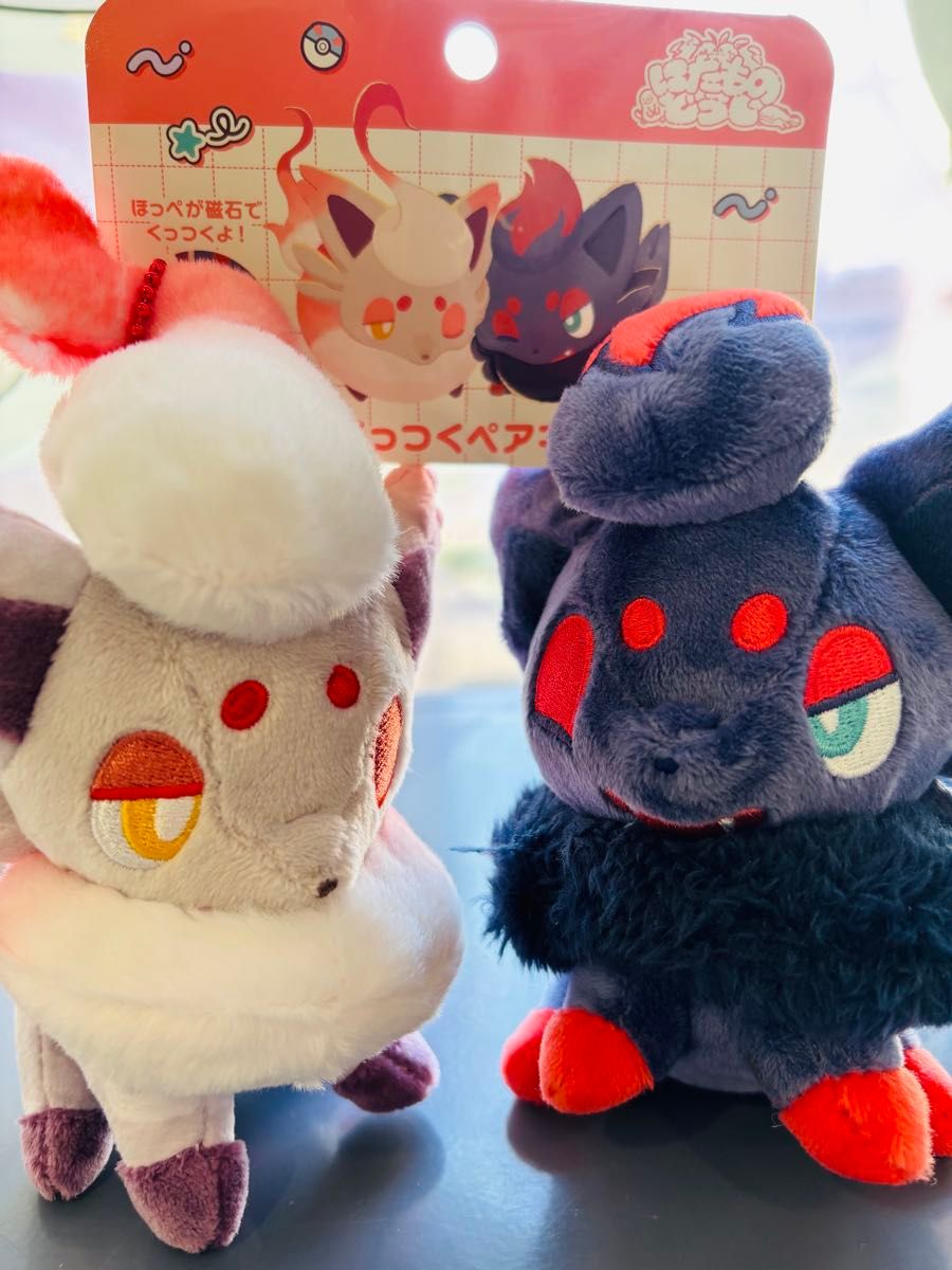 ポケモン 磁石でくっつくペアマスコット ゾロア&ヒスイゾロア ポケモン 磁石でくっつくペアマスコット ゾロア&ヒスイゾロア