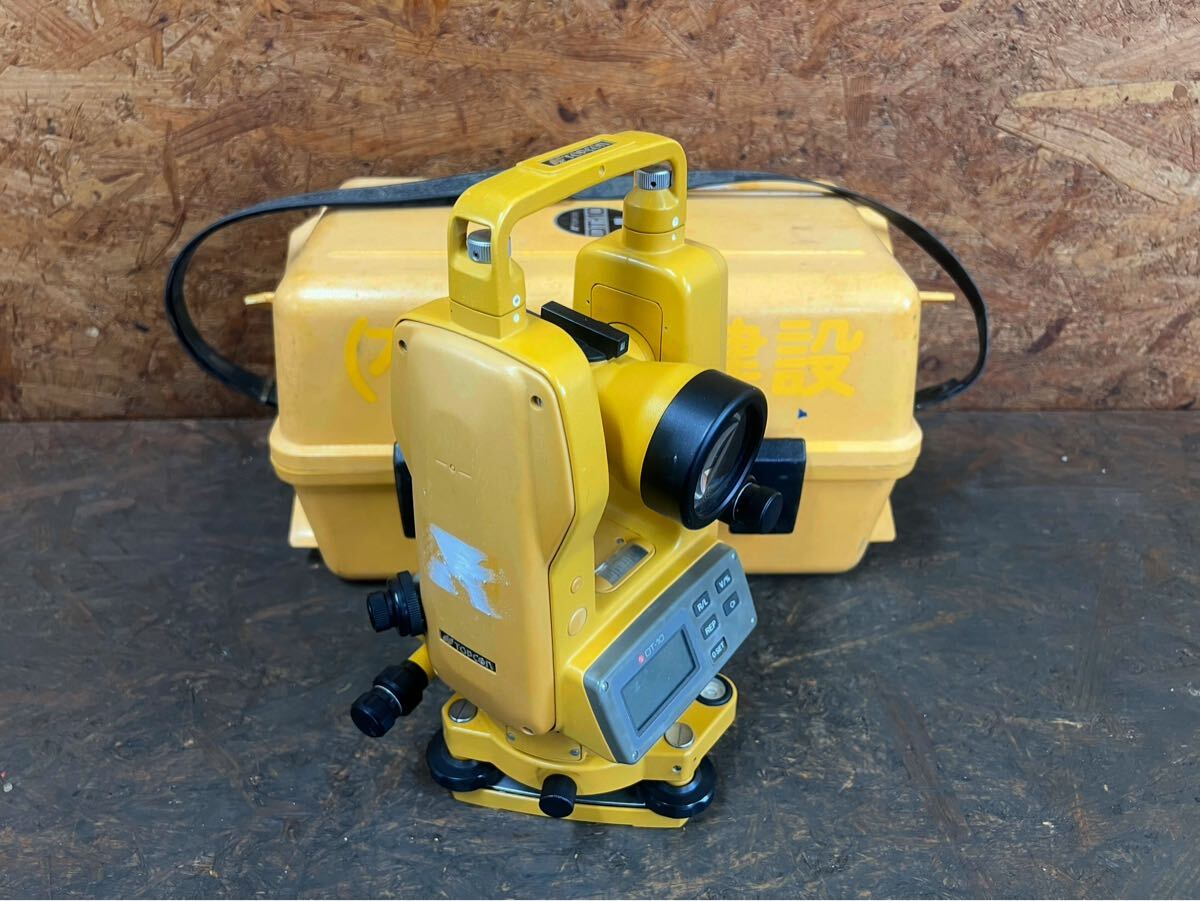 【1】10　デジタルセオドライト　トプコン　TOPCON　DT-10　セオドライト　測量機　現状品　ジャンク