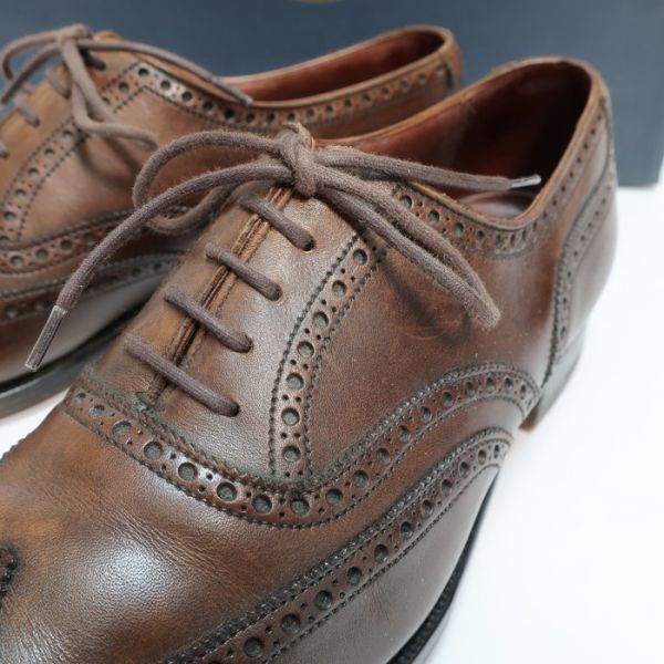 極美品 クロケットアンドジョーンズ CROCKETT&JONES レザー 極美品 クロケットアンドジョーンズ CROCKETT&JONES レザー