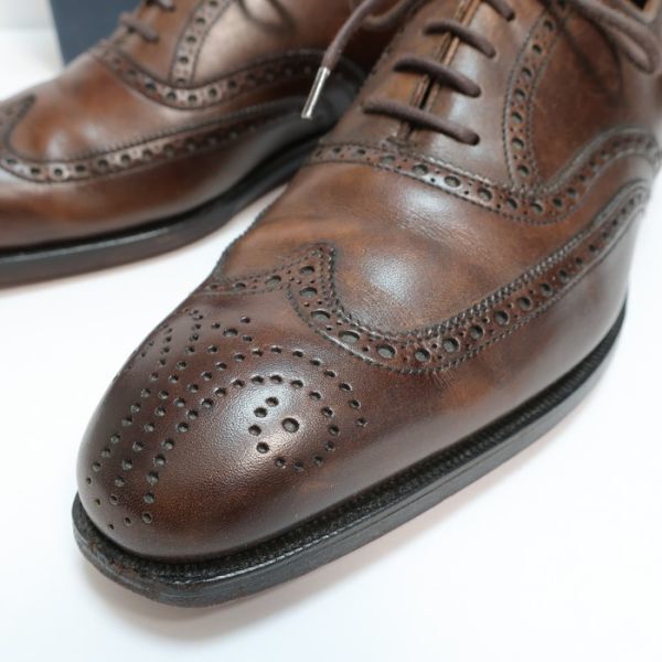 極美品 クロケットアンドジョーンズ CROCKETT&JONES レザー 極美品 クロケットアンドジョーンズ CROCKETT&JONES レザー