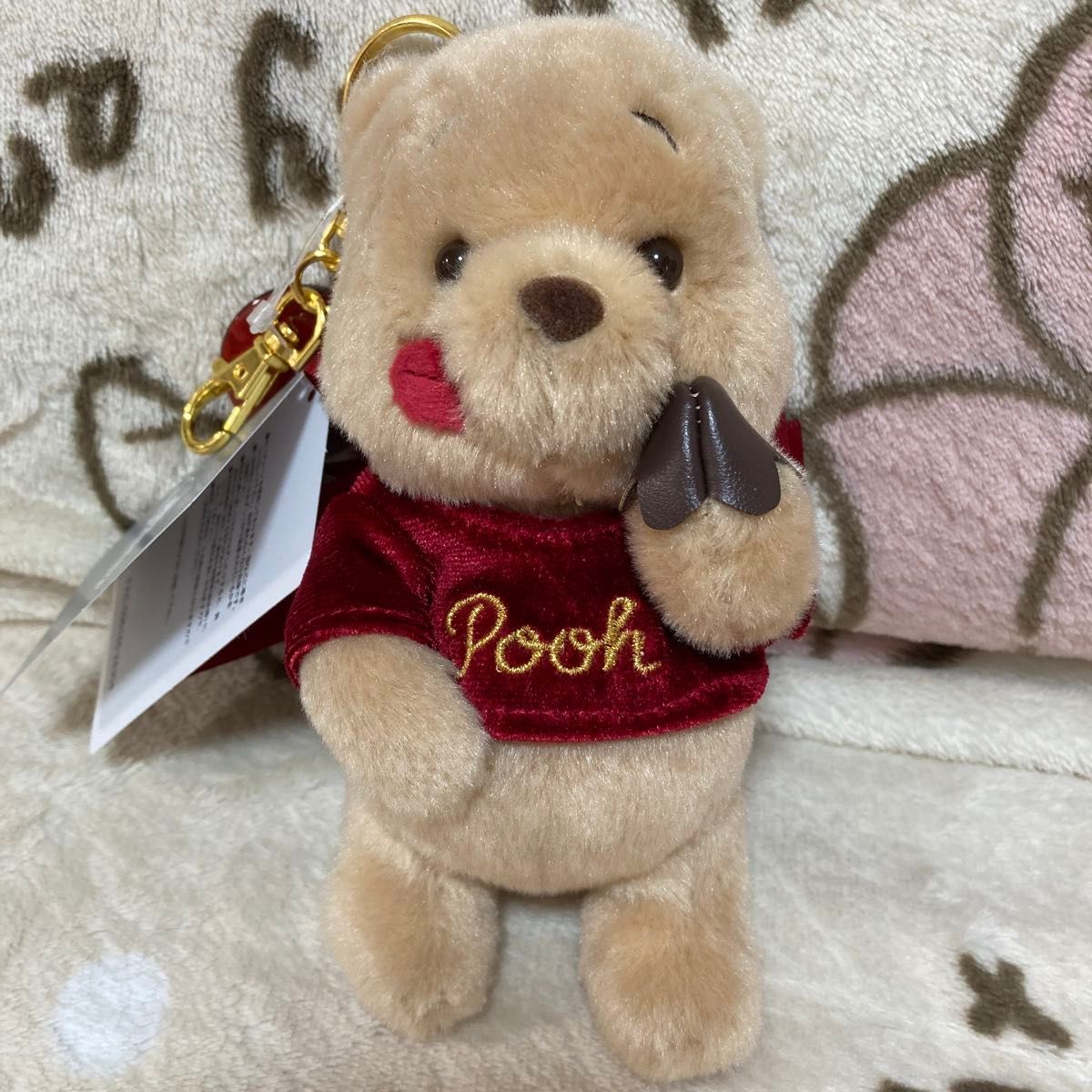 プーさん ぬいぐるみキーホルダー・キーチェーン Chocolate プーさん ぬいぐるみキーホルダー・キーチェーン Chocolate